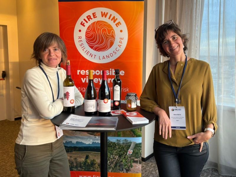 Del paradigma reactiu al paradigma preventiu: FIRE WINE, al Final Event del projecte europeu FIRE-RES