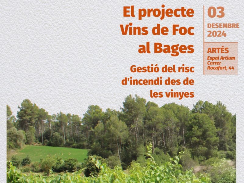 The Fire Wine project takes an interest in the Bages region, Catalonia