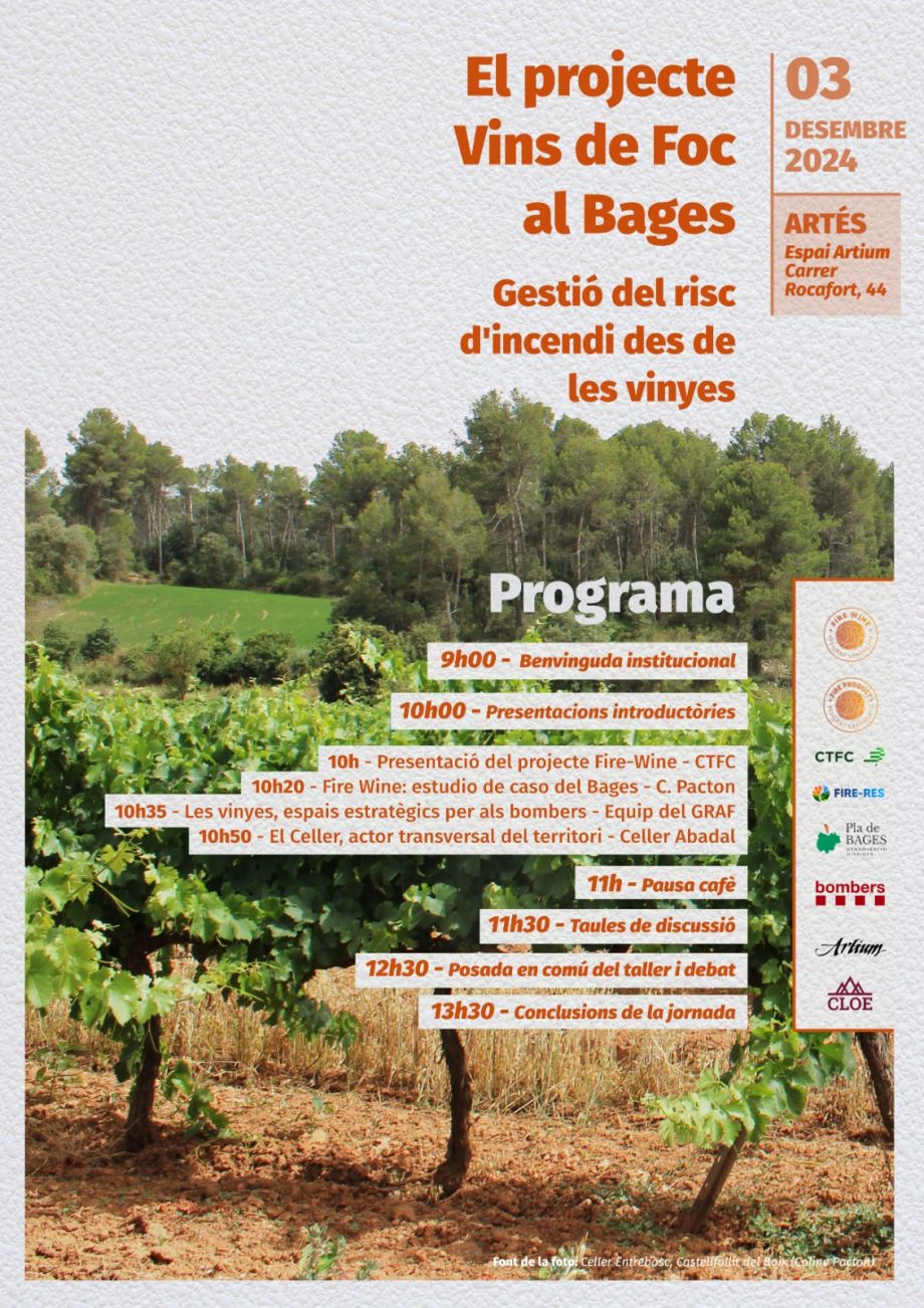 The Fire Wine project takes an interest in the Bages region, Catalonia